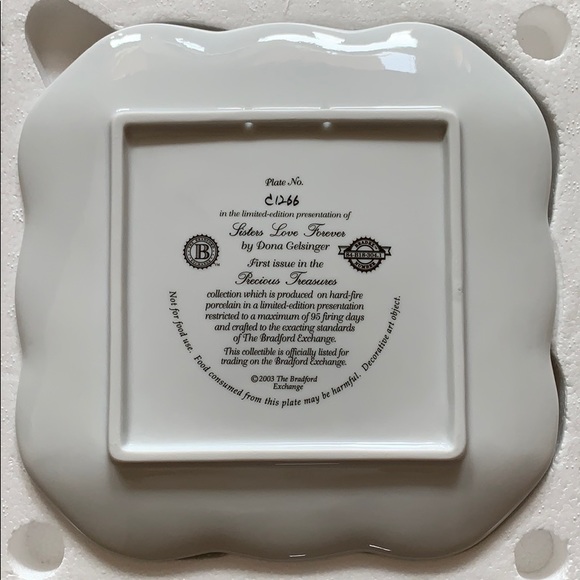 Bradford Exchange Sisters Collector Plate - Picture 3 of 4